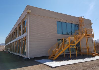 Modular buildings for temporary site facilities – Capricornio Project